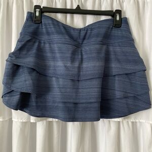 Blue Athlete Tennis Skirt